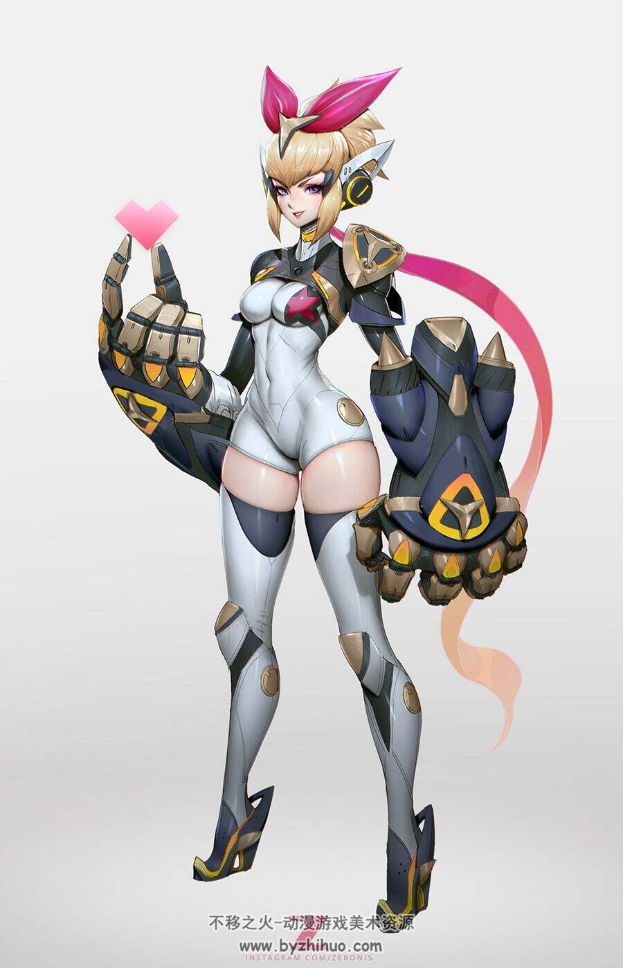 ZERONIS 人物立绘角色肖像视频教程 附PSD文件 2017年4月