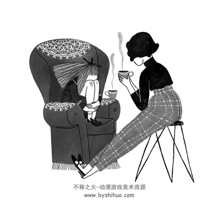 西班牙插画师 julia sarda 卡通角色插画欣赏集 49P