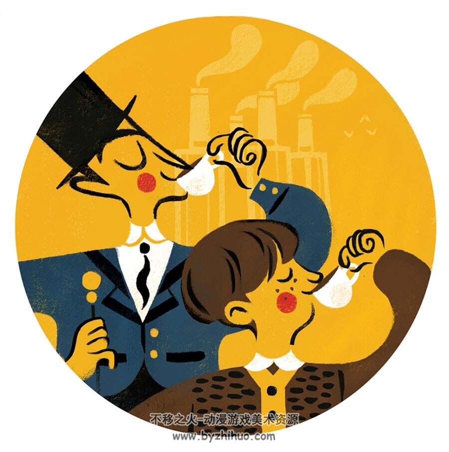 西班牙插画师 julia sarda 卡通角色插画欣赏集 49P