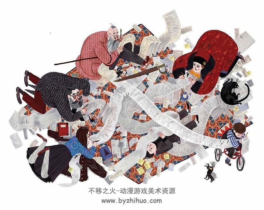 西班牙插画师 julia sarda 卡通角色插画欣赏集 49P