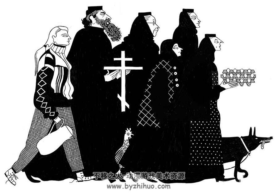 西班牙插画师 julia sarda 卡通角色插画欣赏集 49P