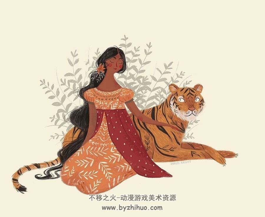 美国插画师 Taryn Knight 童心唯美插画欣赏集 108P