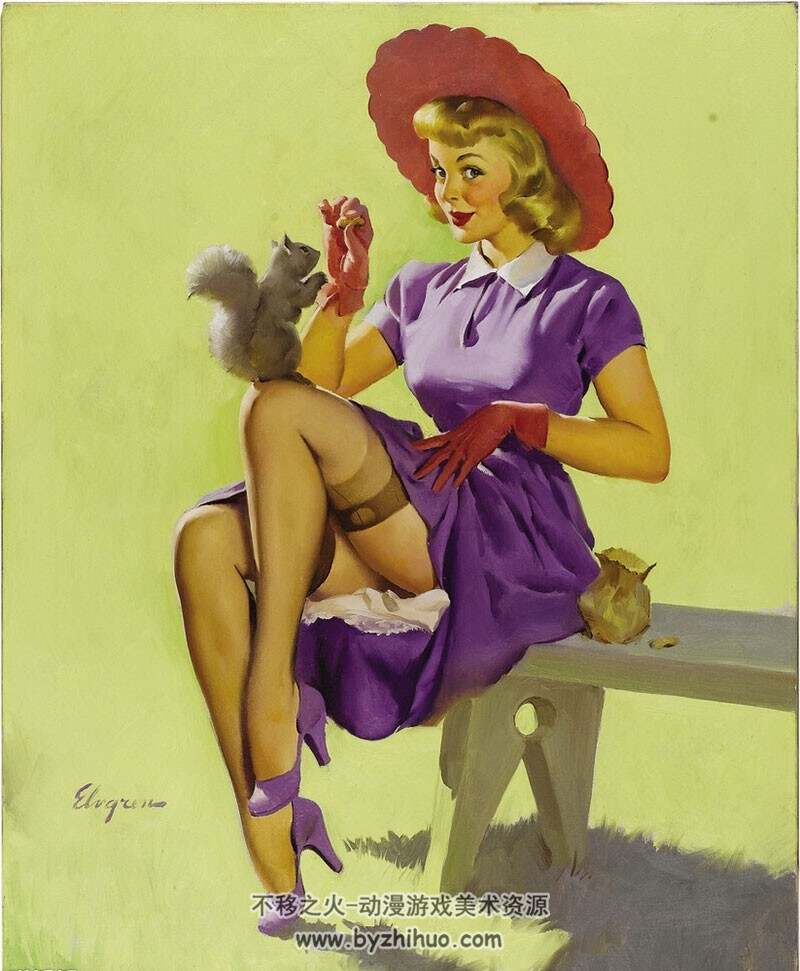 PINUP GIRLS 经典插画海报图集分享 300P