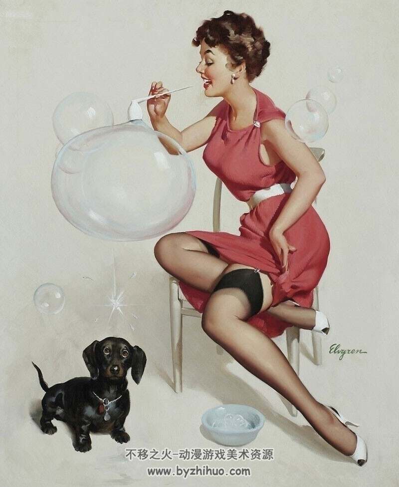PINUP GIRLS 经典插画海报图集分享 300P