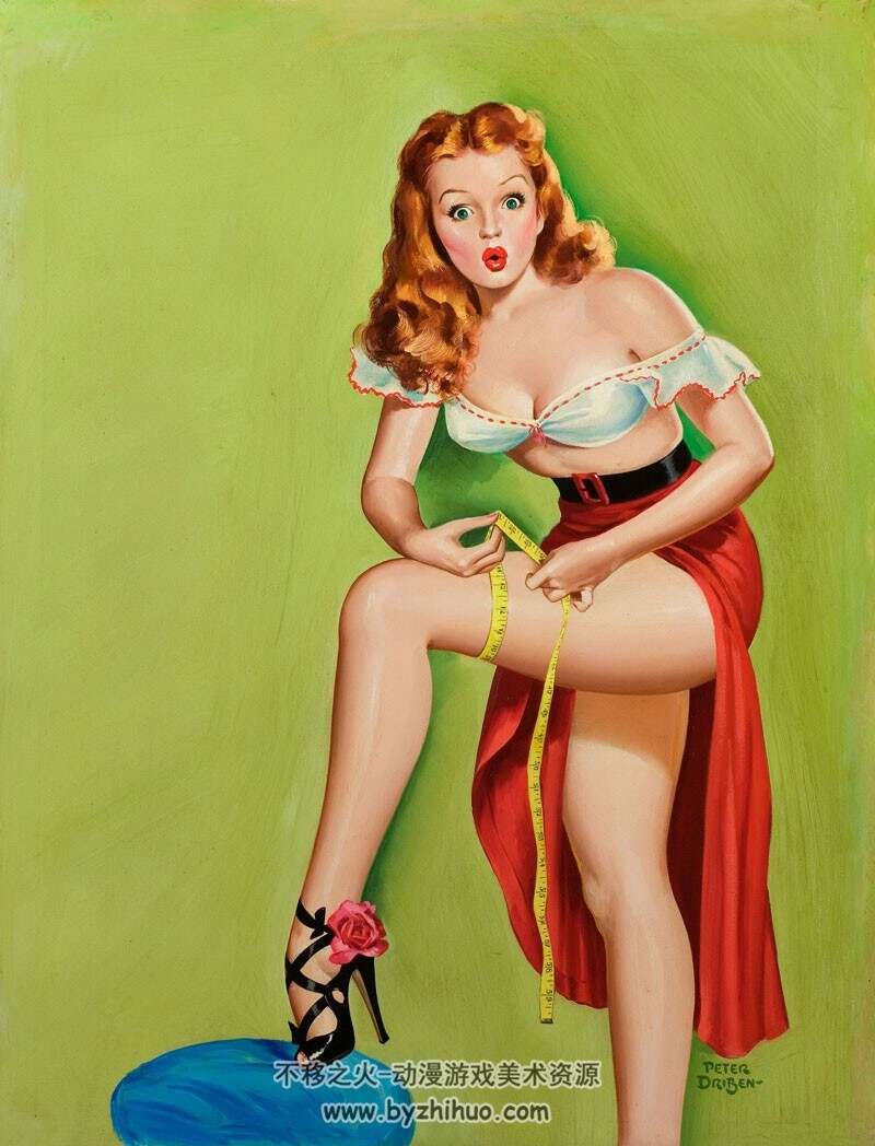 PINUP GIRLS 经典插画海报图集分享 300P