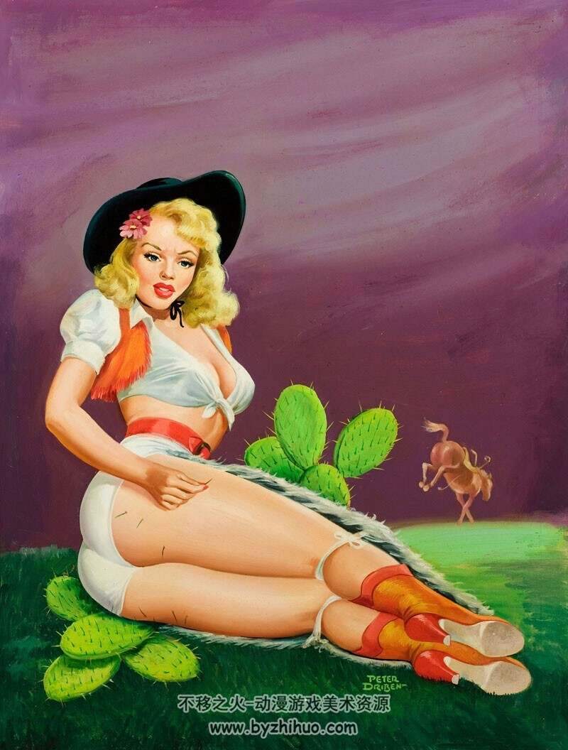 PINUP GIRLS 经典插画海报图集分享 300P