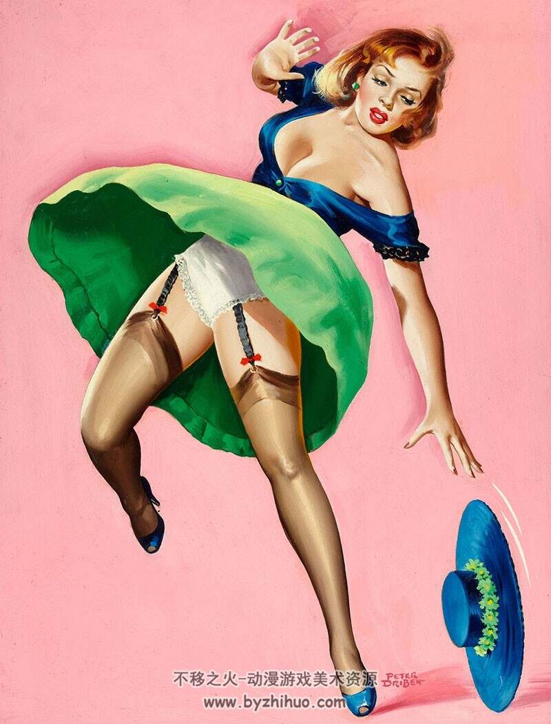 PINUP GIRLS 经典插画海报图集分享 300P