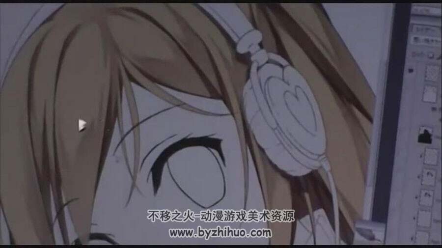 kantoku监督（不笑猫画师）日系美少女绘制教程视频 中文字幕