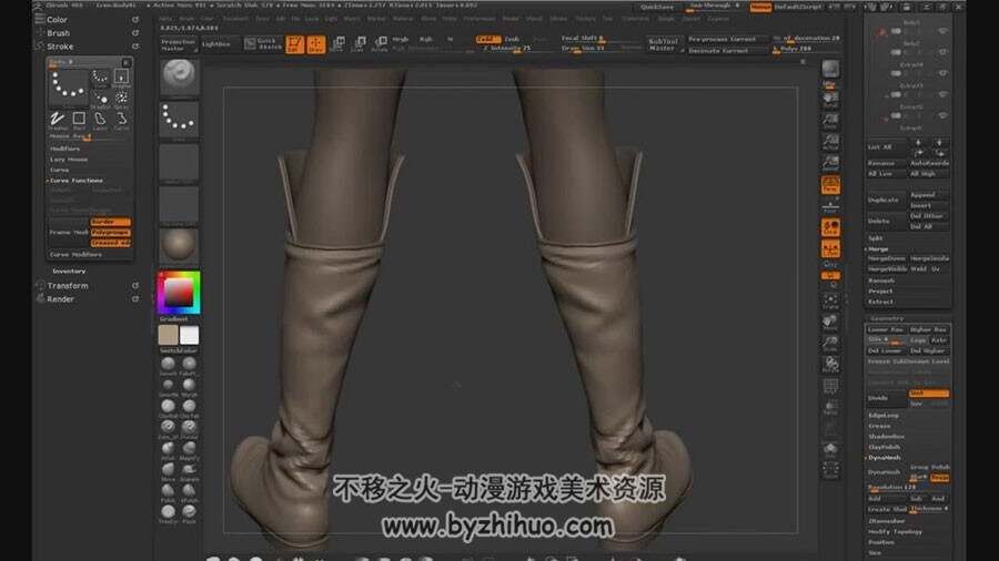 ZBrush 进击的巨人角色雕刻视频教程