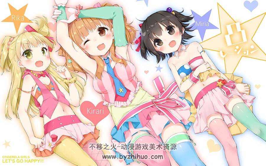 偶像大师 灰姑娘女孩 插画美图分享 82P