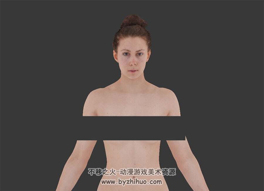 成年女性身体 3D模型 超超超高精模型