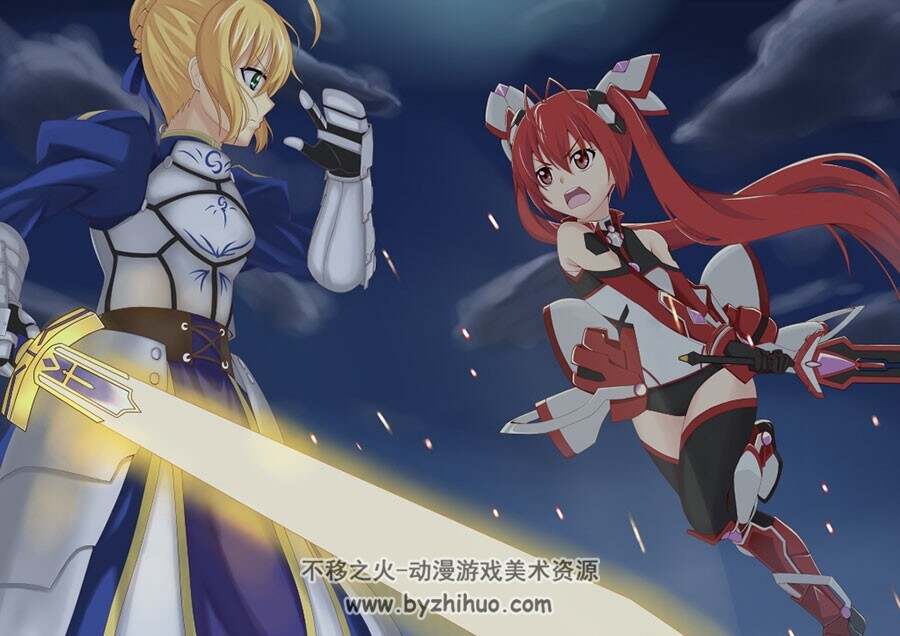 我，要成为双马尾 插画美图分享 212P