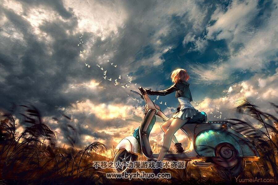 画师 Yuu 插画作品图集分享 40P