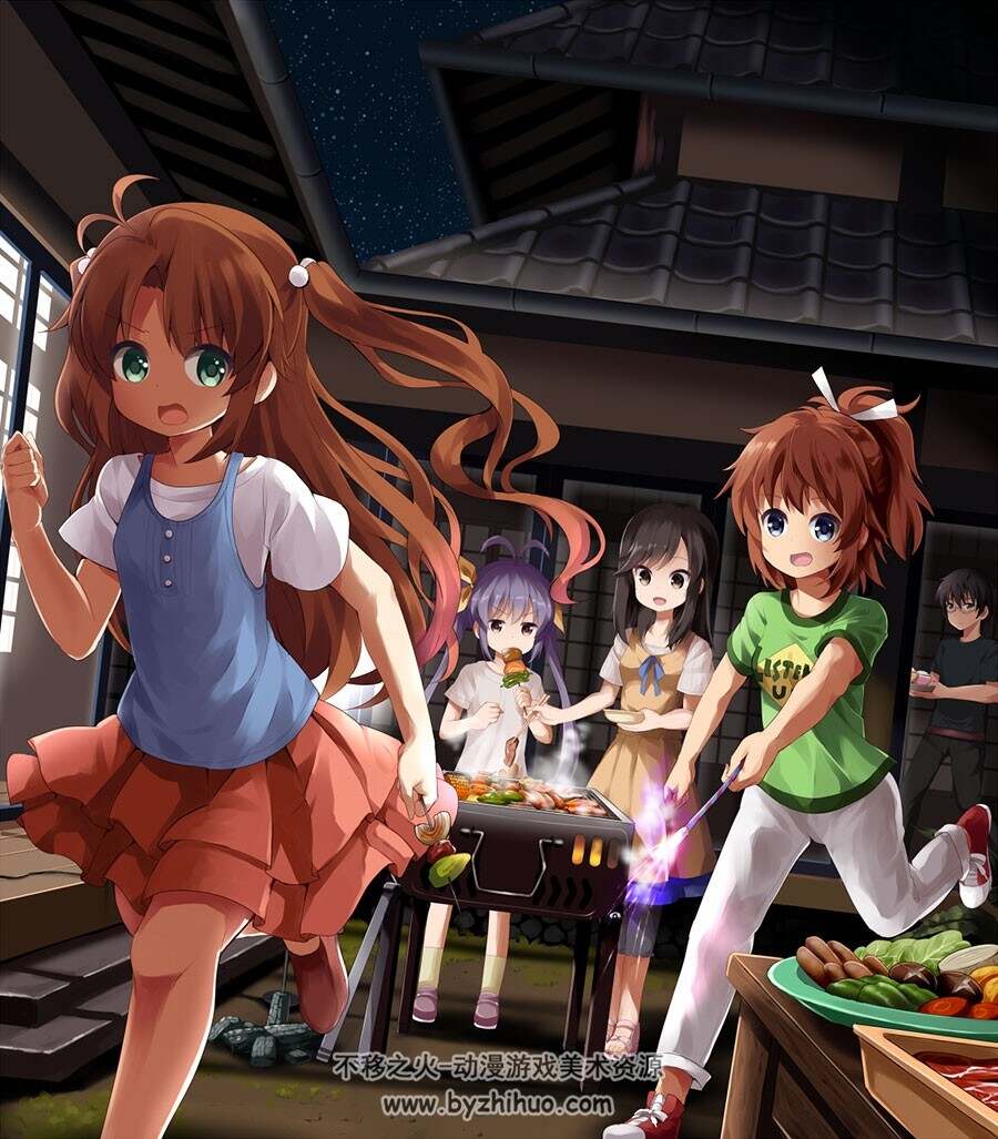 悠哉日常大王 女孩们插画美图分享 41P