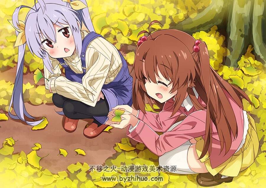 悠哉日常大王 女孩们插画美图分享 41P