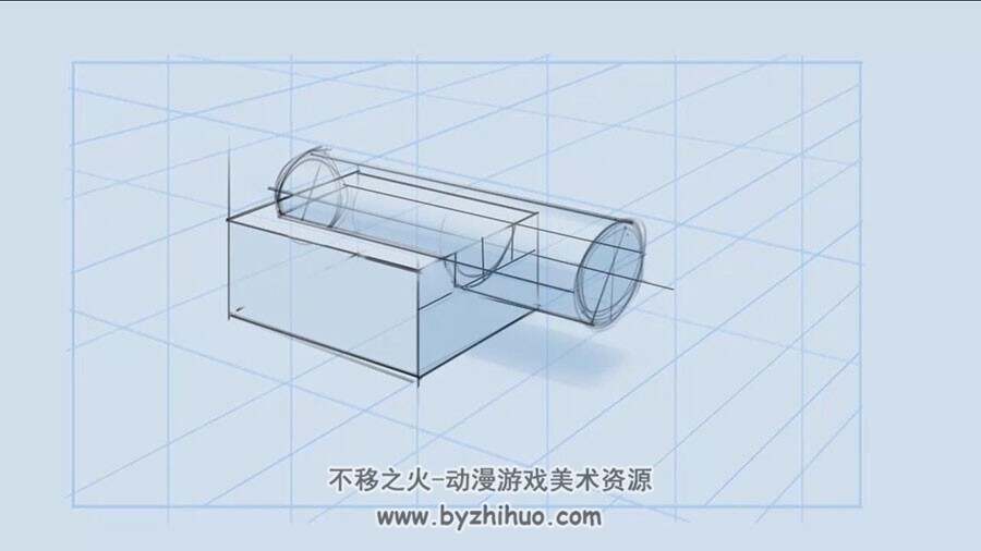 外国透视场景讲解 绘制合理透视场景视频教程