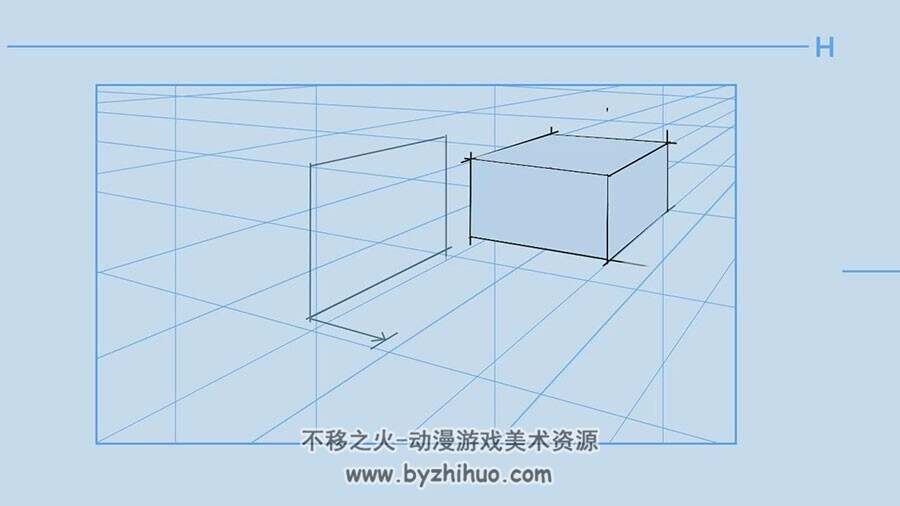 外国透视场景讲解 绘制合理透视场景视频教程