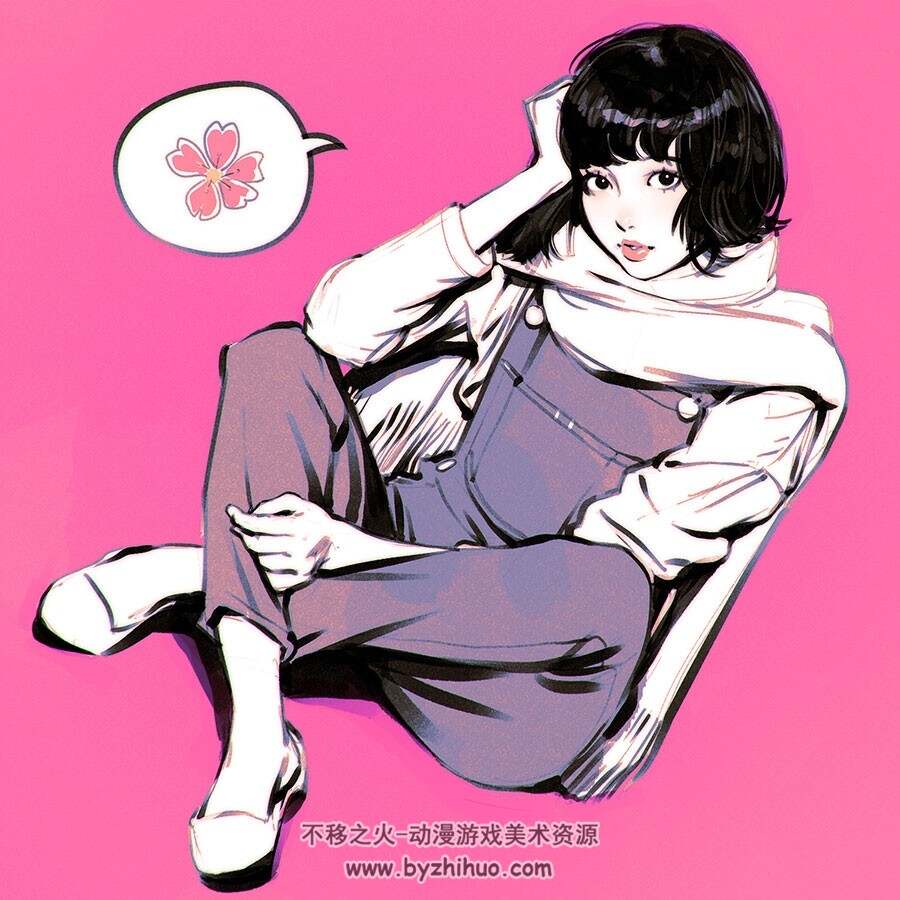 KR0NPR1NZ 板绘绘画视频/图文教程 2015.09.28 附PSD文件