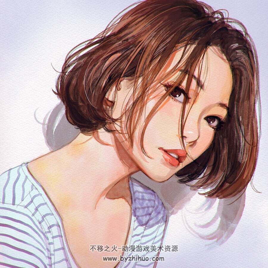 KR0NPR1NZ CG绘画视频/图文教程 2015.07.22 附PSD文件