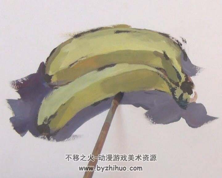 美术基础教学 彩色静物水粉画绘制视频教学