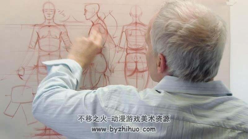 人体结构 Constructing the Human Figure STEVE HUSTON 绘画教程