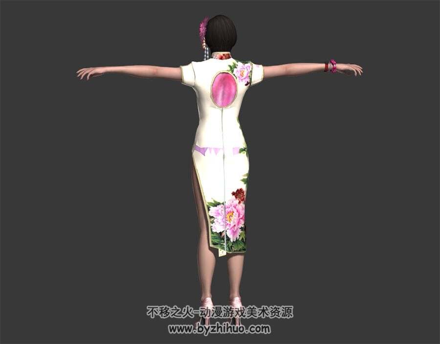 生化危机 旗袍外观艾达王 高精3D模型