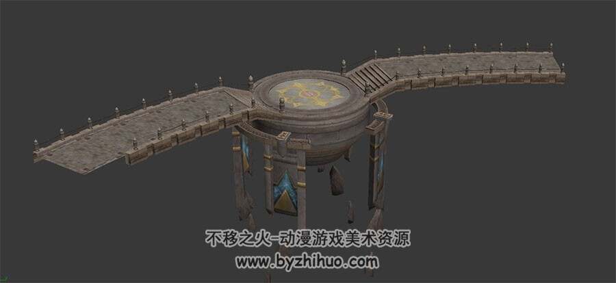 天桥神坛 Max模型