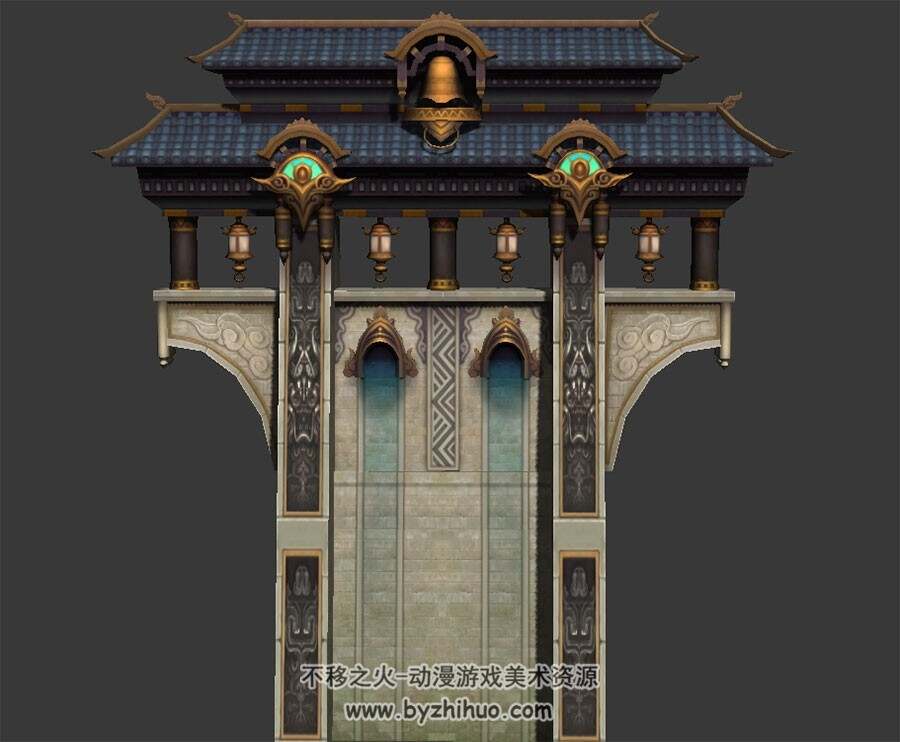 仙宅门厅 Max模型