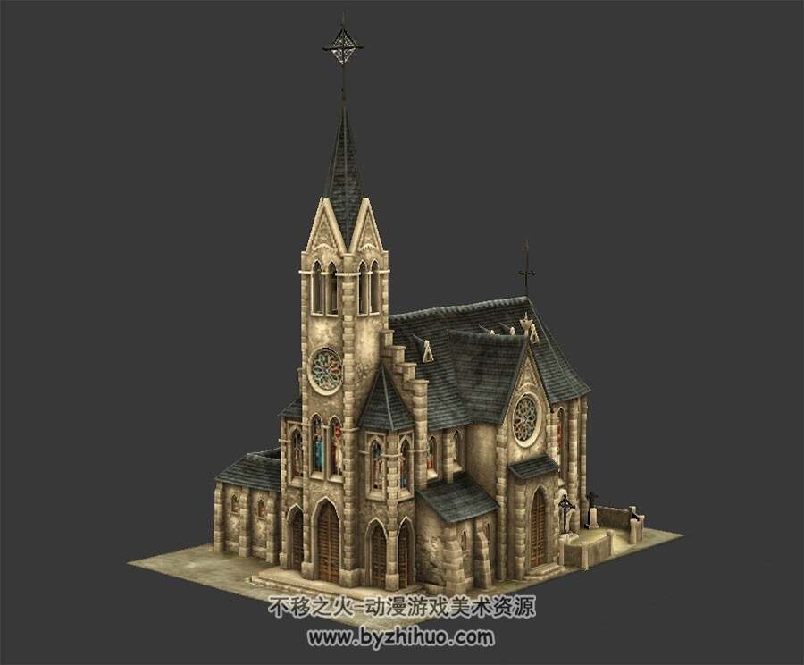 欧美小城堡 Max模型