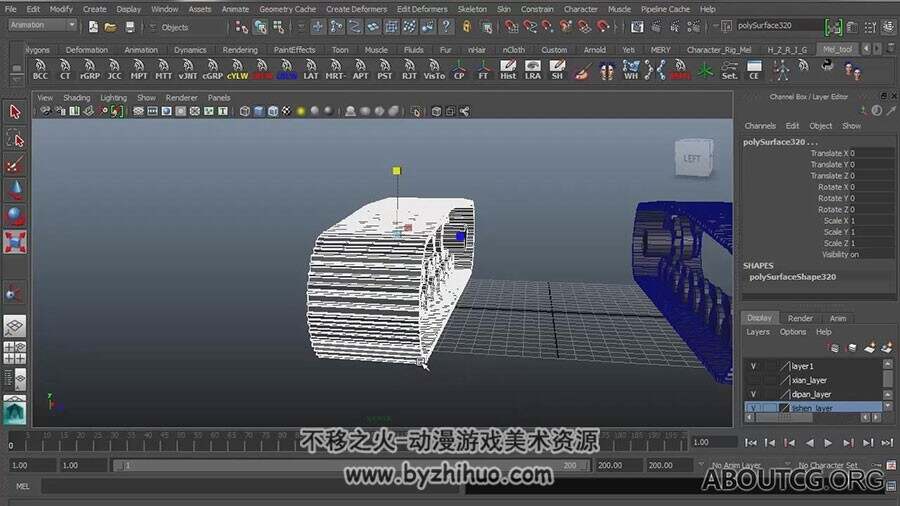 Maya Modo 挖掘机骨骼动画技术快速入门视频教程