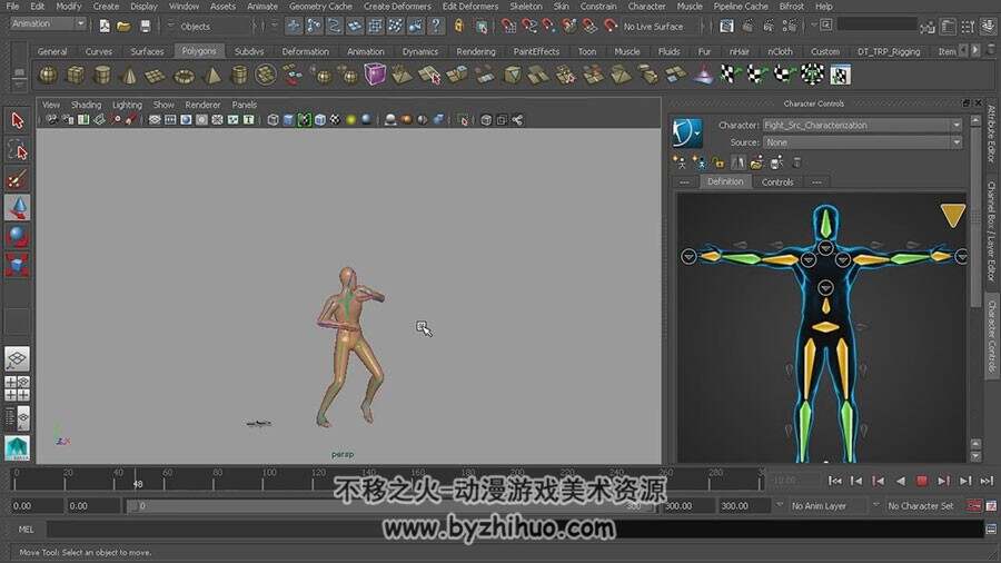 MotionBuilder & Maya关键帧动画和动作捕捉交融视频教程