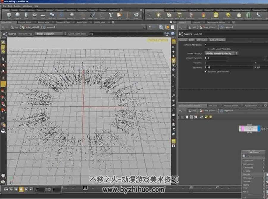 Houdini 冰块效果渲染视频教程4.02GB