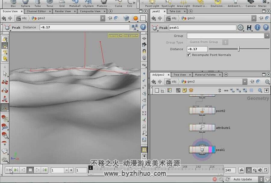 Houdini 5套中文案例视频教程精选 2.05GB