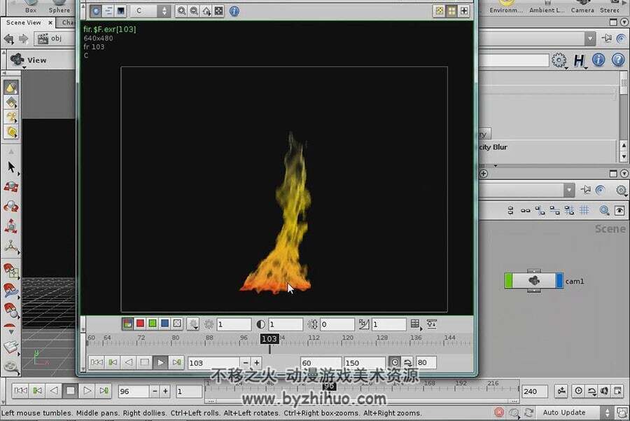 Houdini 5套中文案例视频教程精选 2.05GB