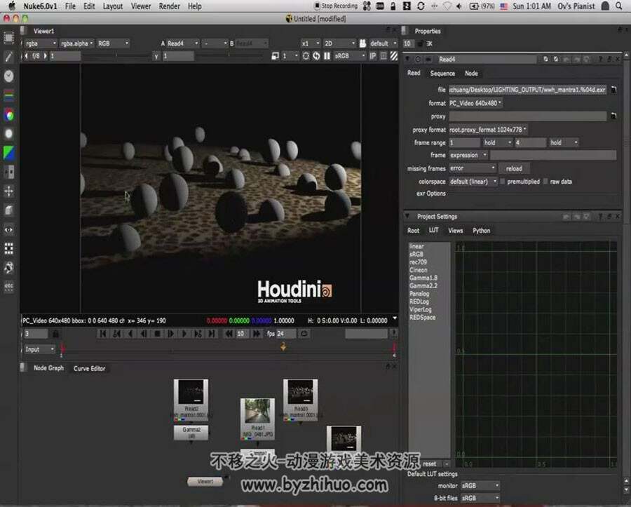 Houdini 入门基础渲染讲解视频教程