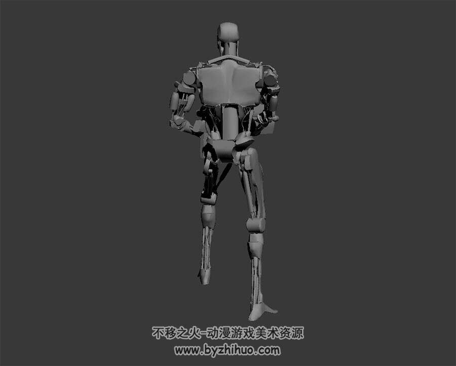 次世代 提枪的骷髅 3D模型