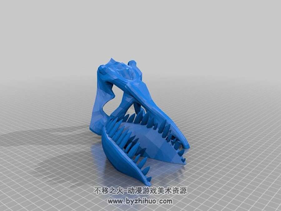 43个 残损的恐龙巨兽骨头 3D模型 STL模型