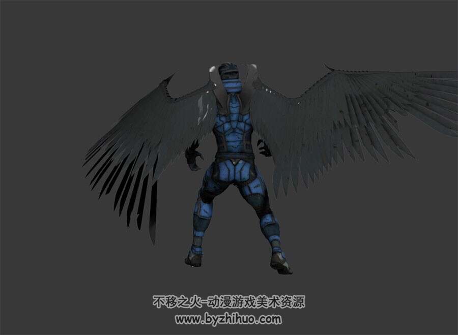 X战警漫威天使Arch-Angel 高精3D模型
