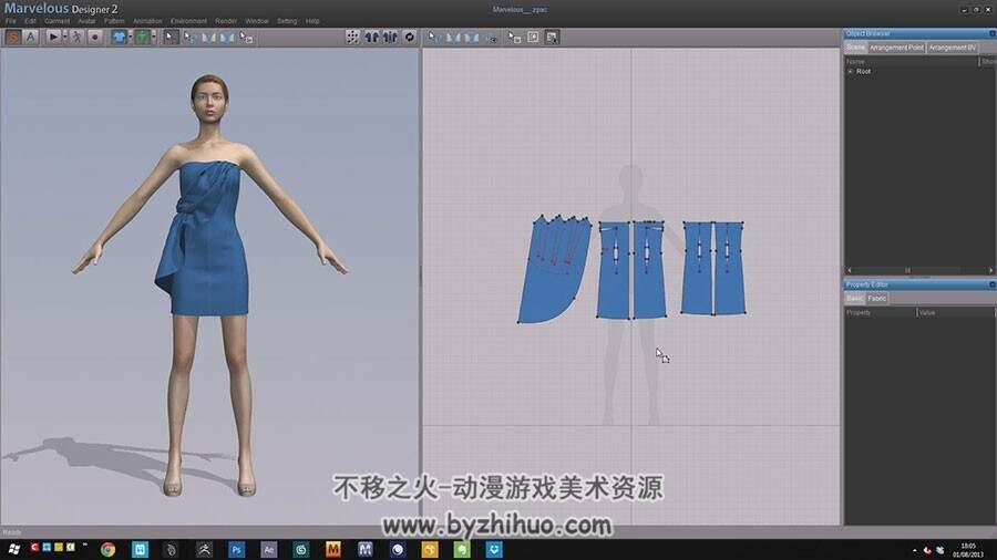 Marvelous Designer & Maya 布料雕刻视频教程