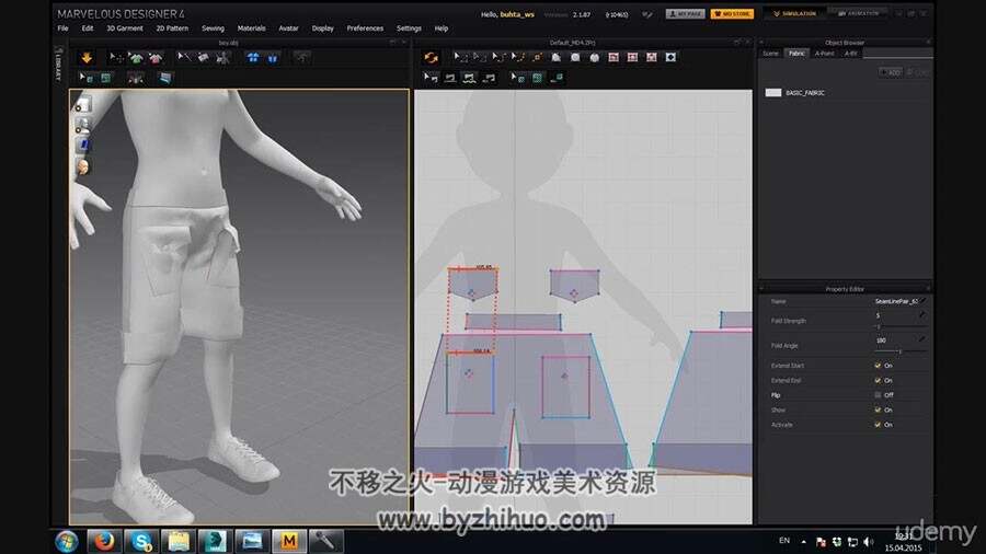 MarvelousDesigner & 3dsmax  欧美卡通角色制作视频教程