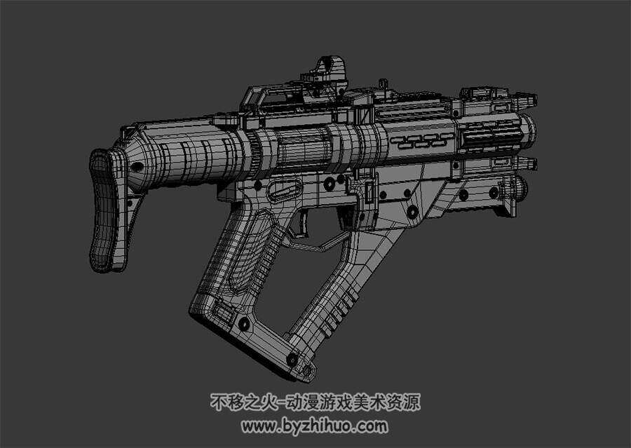 次世代武器枪械 高精3D模型
