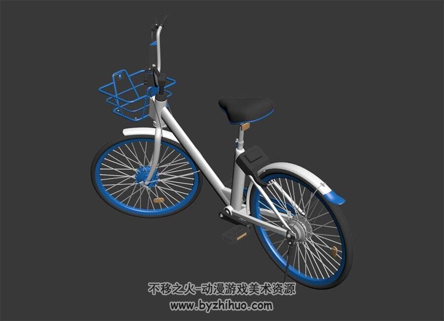 次世代 哈罗单车 高精3D模型