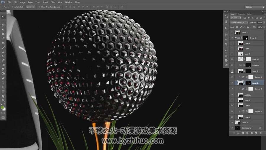 3ds max 高尔夫产品可视化视频教程