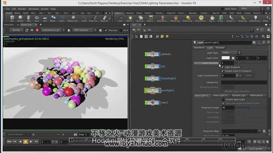 Houdini  初学者入门教学视频教程