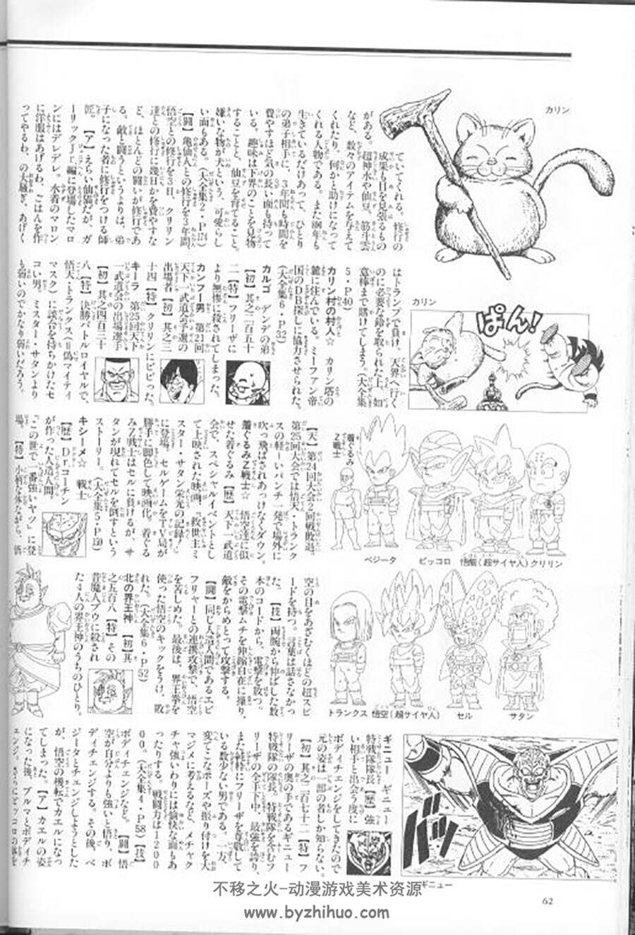 DRAGON BALL 大事典 鸟山明 龙珠漫画资料集