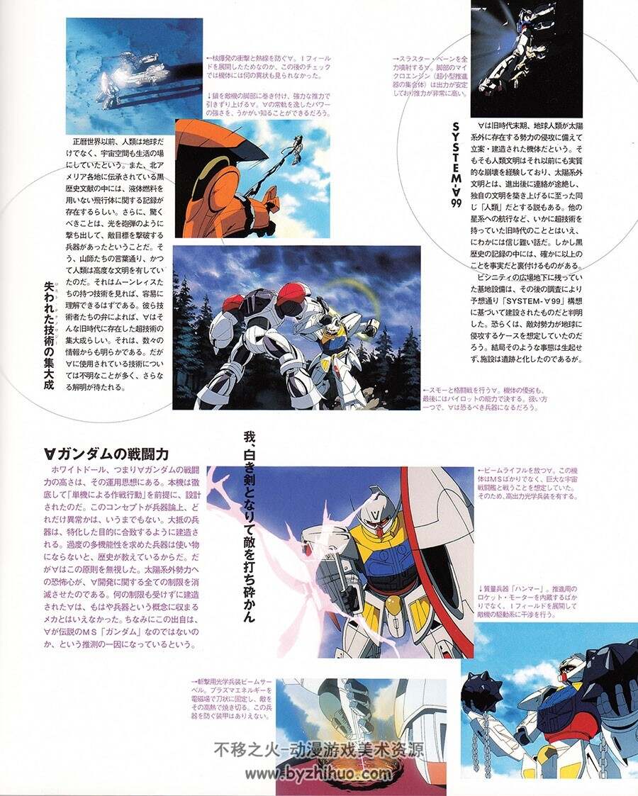Turn A ガンダム 全記録集2 コミック 高达逆A原画集