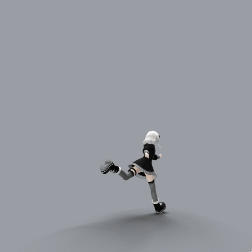 海王星飞踢兵俑 3D模型 有骨骼绑定