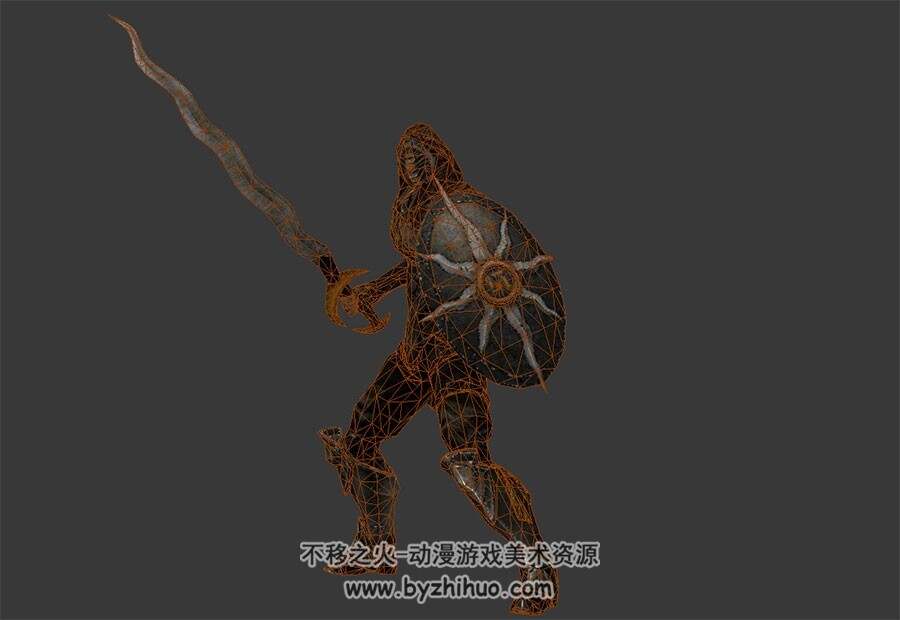 无尽之剑剑术家 3D模型有绑定和全套动作