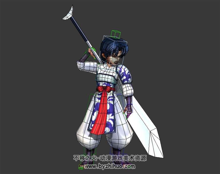 犬夜叉蛮骨3d模型和动作