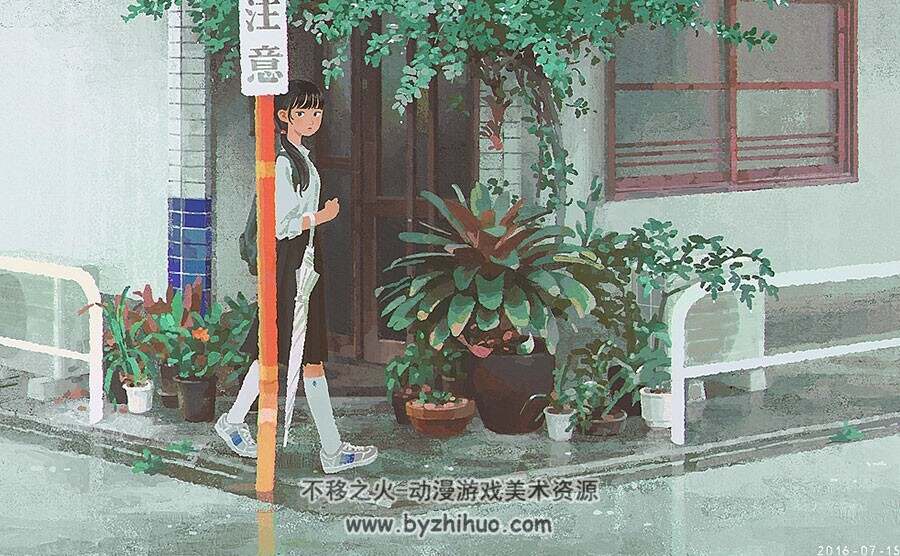 日本插画师 Jun kumaori 笔下孤独的少女 87P